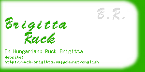 brigitta ruck business card